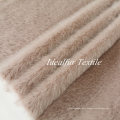 100% Polyester Faux Rabbit Fur Faux Fur Rabbit Fabric with Suede